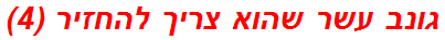 גונב עשר שהוא צריך להחזיר (4)