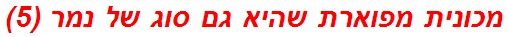 מכונית מפוארת שהיא גם סוג של נמר (5)