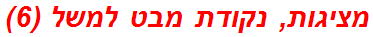מציגות, נקודת מבט למשל (6)