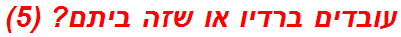 עובדים ברדיו או שזה ביתם? (5)