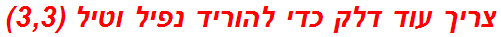 צריך עוד דלק כדי להוריד נפיל וטיל (3,3)