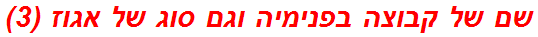 שם של קבוצה בפנימיה וגם סוג של אגוז (3)