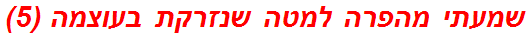 שמעתי מהפרה למטה שנזרקת בעוצמה (5)