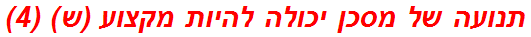 תנועה של מסכן יכולה להיות מקצוע (ש) (4)