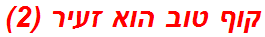 קוף טוב הוא זעיר (2)