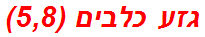 גזע כלבים (5,8)