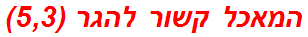 המאכל קשור להגר (5,3)