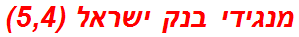 מנגידי בנק ישראל (5,4)