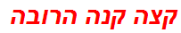 קצה קנה הרובה