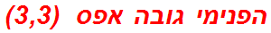 הפנימי גובה אפס  (3,3)