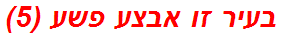 בעיר זו אבצע פשע (5)