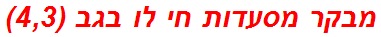 מבקר מסעדות חי לו בגב (4,3)