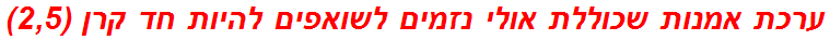 ערכת אמנות שכוללת אולי נזמים לשואפים להיות חד קרן (2,5)