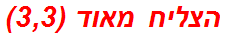הצליח מאוד (3,3)
