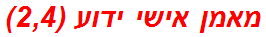 מאמן אישי ידוע (2,4)