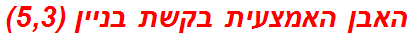 האבן האמצעית בקשת בניין (5,3)