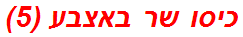 כיסו שר באצבע (5)