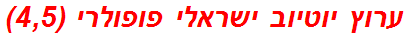 ערוץ יוטיוב ישראלי פופולרי (4,5)