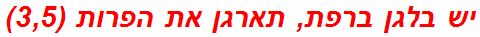 יש בלגן ברפת, תארגן את הפרות (3,5)