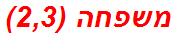 משפחה (2,3)