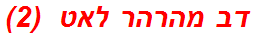דב מהרהר לאט  (2)