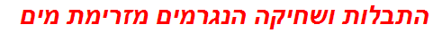 התבלות ושחיקה הנגרמים מזרימת מים