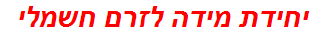 יחידת מידה לזרם חשמלי