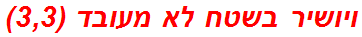 ויושיר בשטח לא מעובד (3,3)