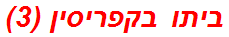ביתו בקפריסין (3)