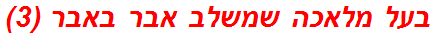 בעל מלאכה שמשלב אבר באבר (3)