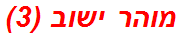 מוהר ישוב (3)